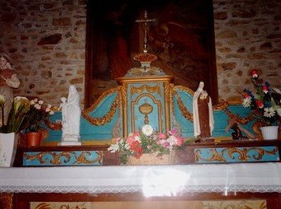 Altar in the chapel