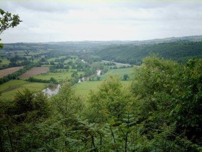 View over the Orne valley