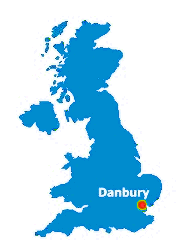 Location of Danbury