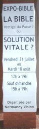 Expo-Bible advertising