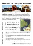 Expo-Bible 2012 Information Leaflet